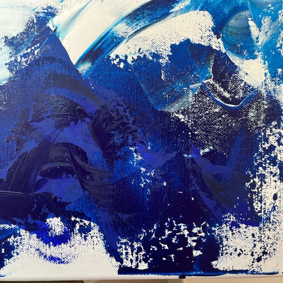 Original acrylic piece - titled Crashing Down - Picture 9 of 10